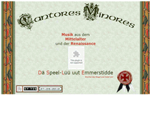 Tablet Screenshot of cantores-minores.de
